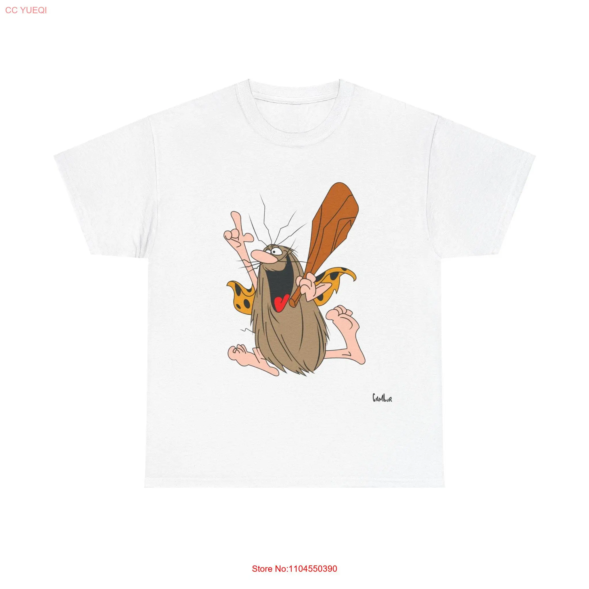 

C Cavernicola Heavy Cotton T Shirt long or short sleeves