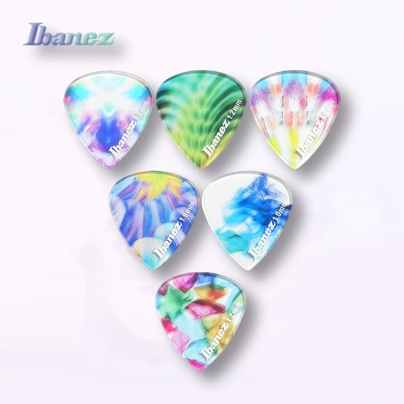 Ibanez Guitar Picks Kaleidoscope Series2 Transparent Color 1.0/1.2 mm Guitar Accessories