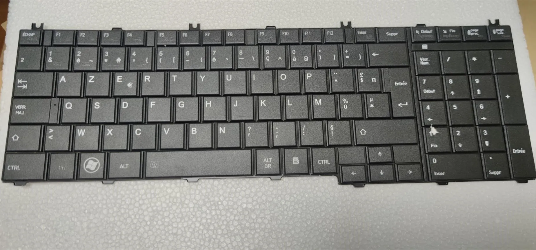 Французская клавиатура для Toshiba Satellite C650 C655 C655D C660 C670 L650 L655 L670 L675 L750 L755, черная клавиатура