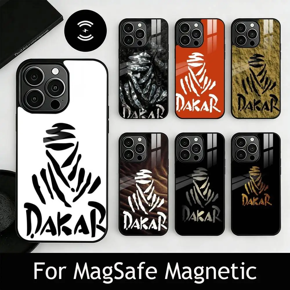 

R-Rally x D-Dakar Style Phone Case For iPhone17,16,15,14,13,12,11 Plus,Pro Magnetic with Magsafe Wireless Charging