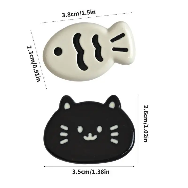 652F العملي القطط والأسماك إكسسوارات الشعر الراتنج مشبك شعر حلية شعر للفتيات النساء الاطفال يضيف لمسة من الجاذبية #6