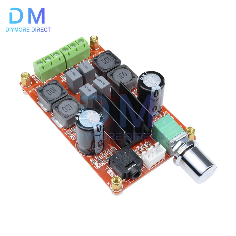 TPA3116D2 Digital Amplifier Board 2X50W Class D 12V 24V Dual Channel Stereo