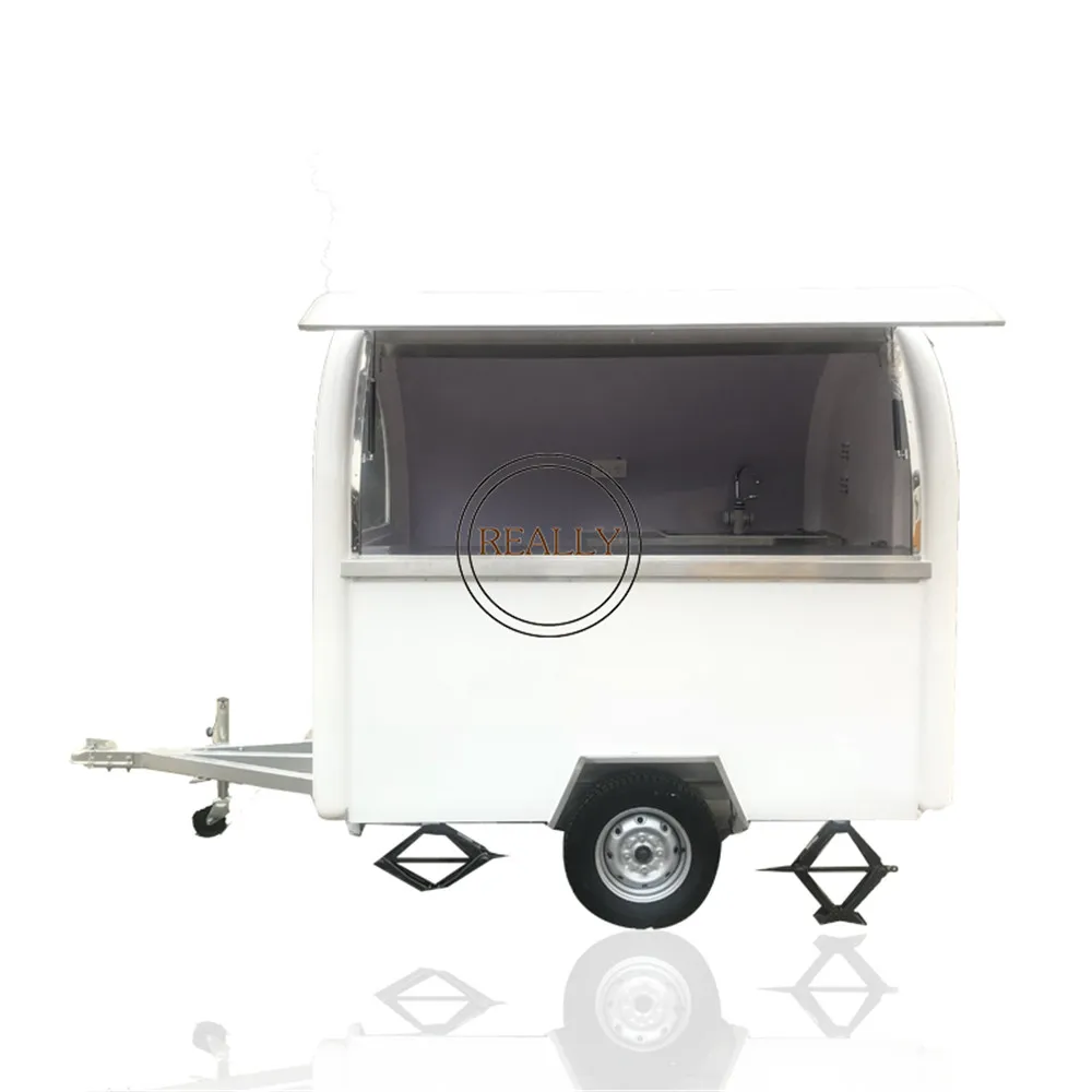 

Mobile Kitchen Beer Snacks Street Van Trailer Coffee Cart Vintage Hot Dog Mini Cart Food Truck