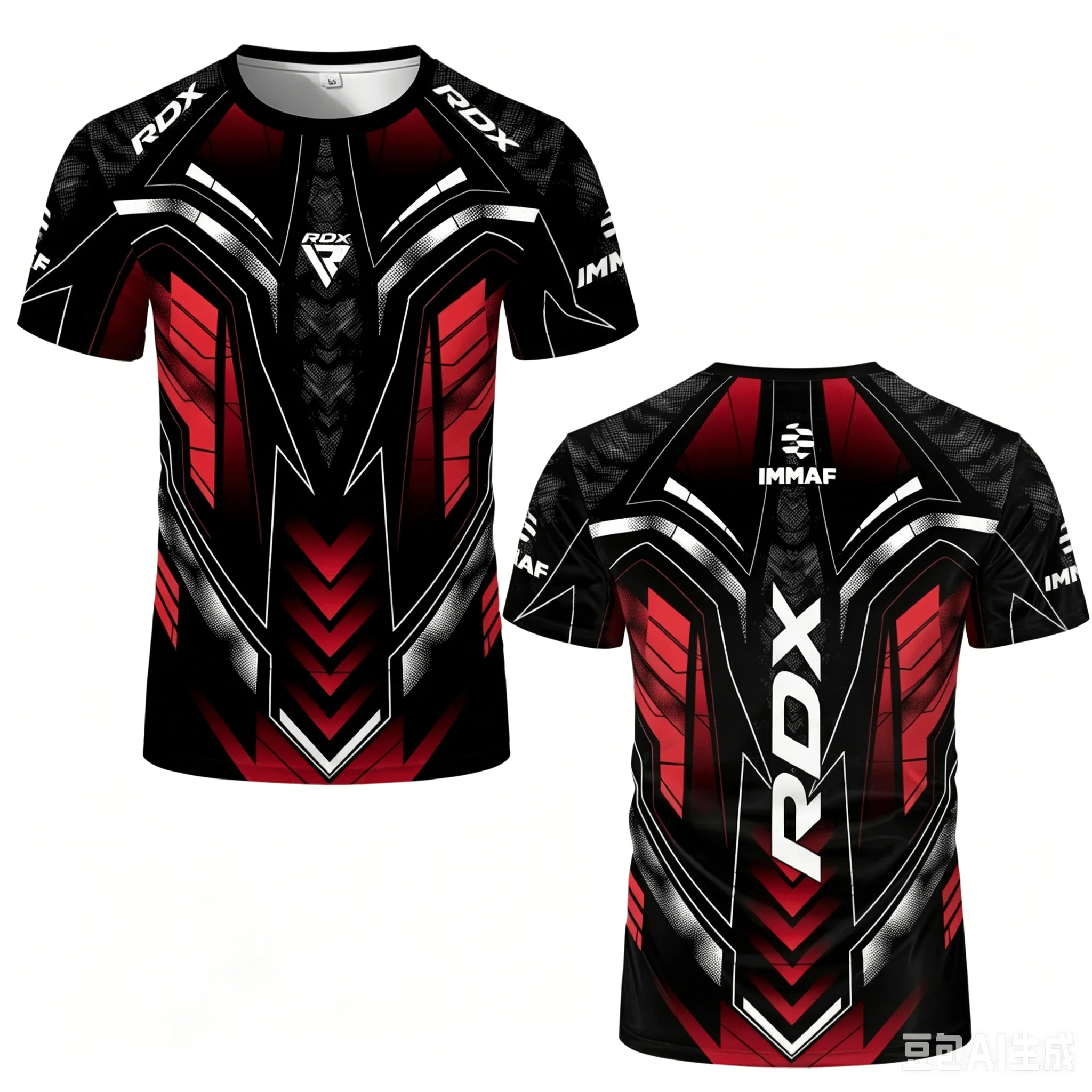 3D print sport Quick-dry Breathaing menT-shirt Outdoor RDX Boxing Match - New Jersey Fans T-shirt  Parent-child Short Sleeve Top