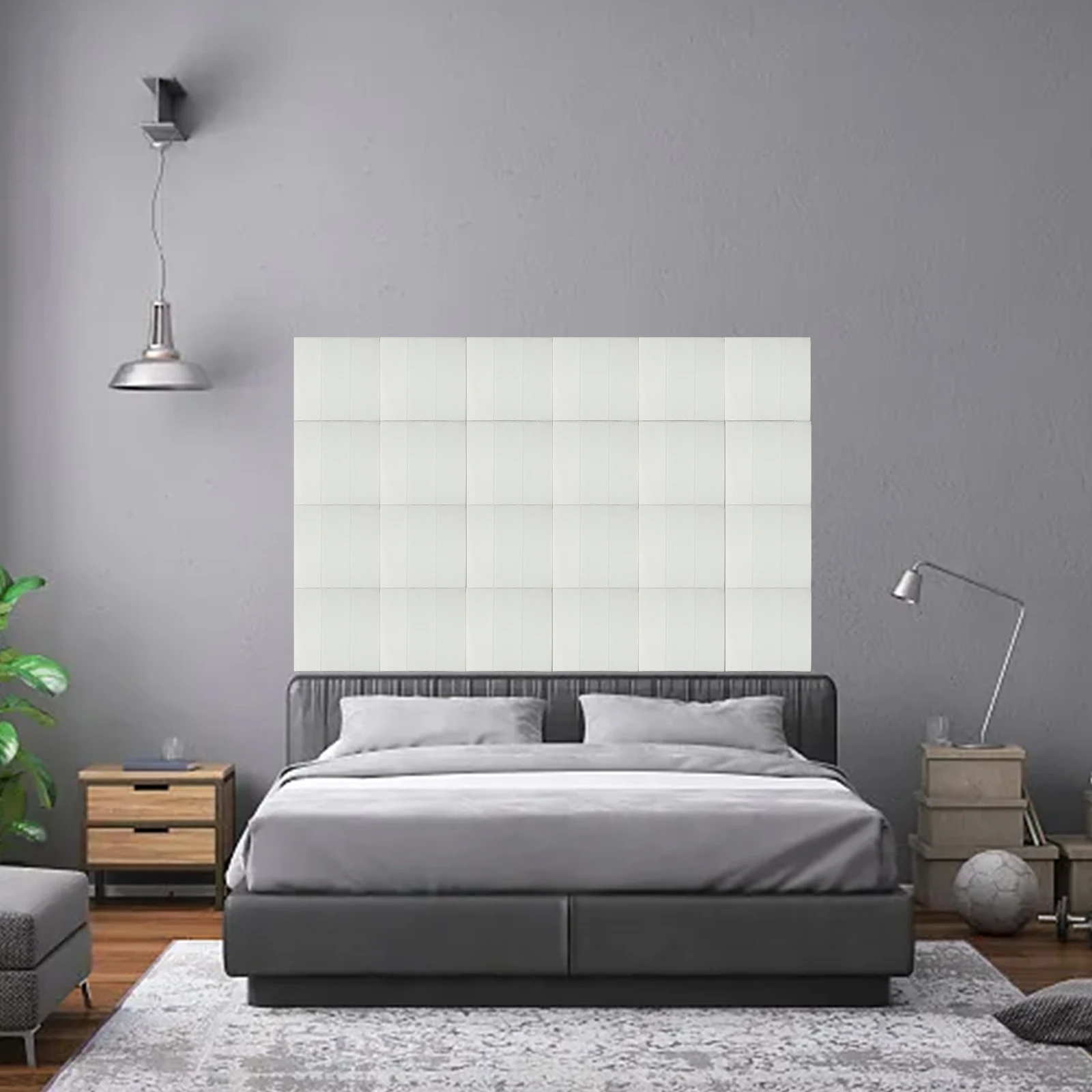 20PCS 3D Brick Wall Stickers Soft Foam Panels for Living Room Bedroom and Kitchen Easy Care and Noise Reduction
