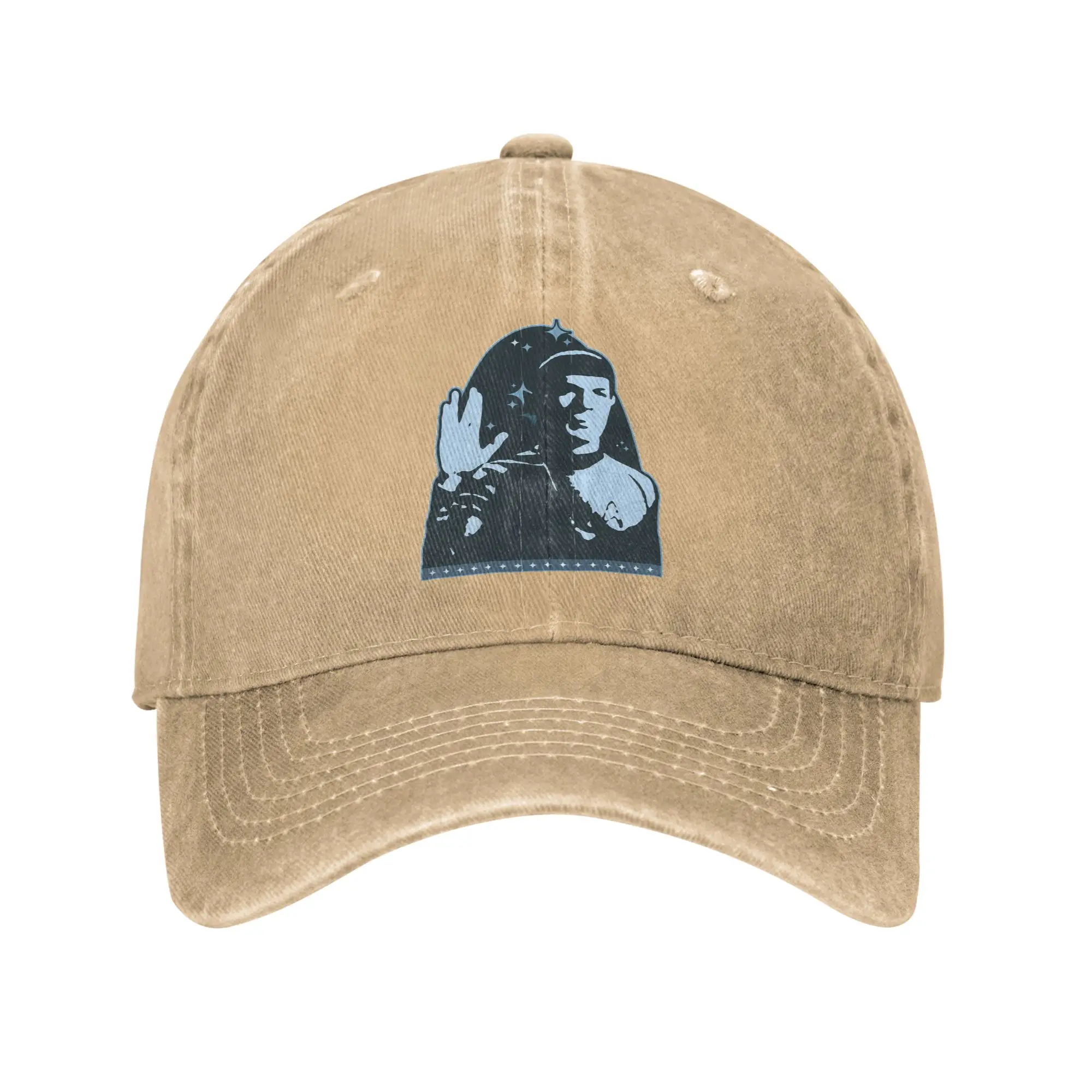 Stars Treks Mr Spock Live Long and Prosper Baseball Cap Vintage Distressed Washed  Snapback Hat for Men Women Outdoor Caps Hat