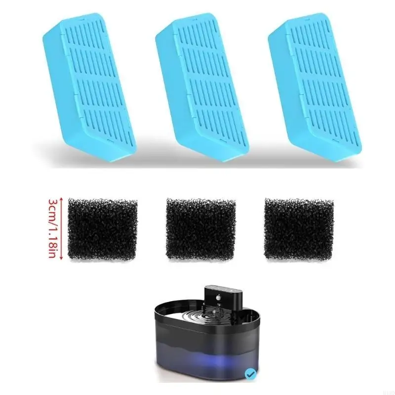 918D Filtros reemplazo agua agua automáticos y Sistema filtración esponjas