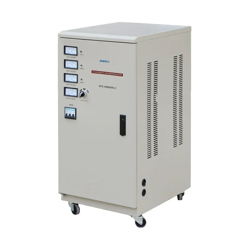 Three Phase Electric Voltage Ac Stabilizer SVC-20000VA 20KW ANDELI