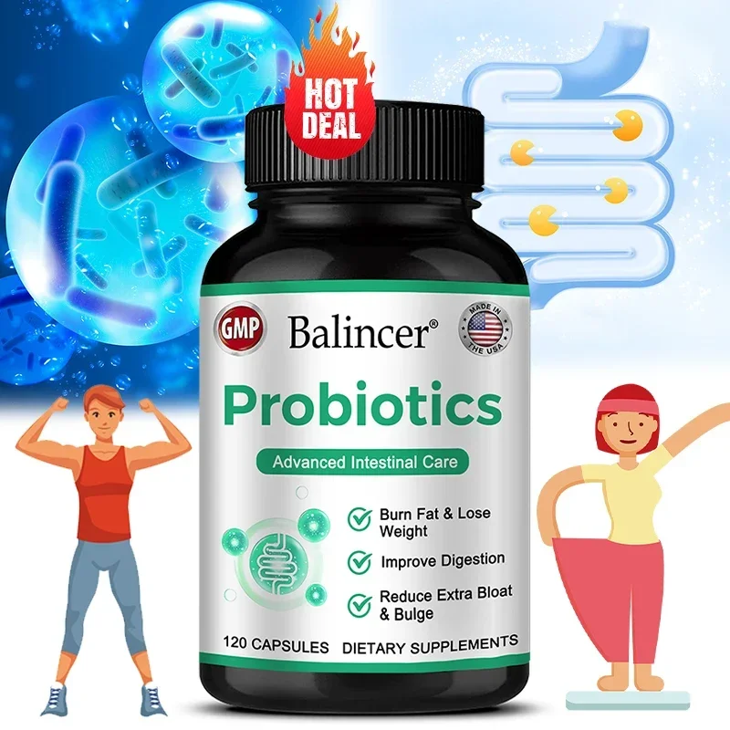 

Балийский пробиотик комплекс добавки-15 млрд CFU-пробиотики для мужчин и женщин-вегетарианские капсулы, без ГМО, без глютена