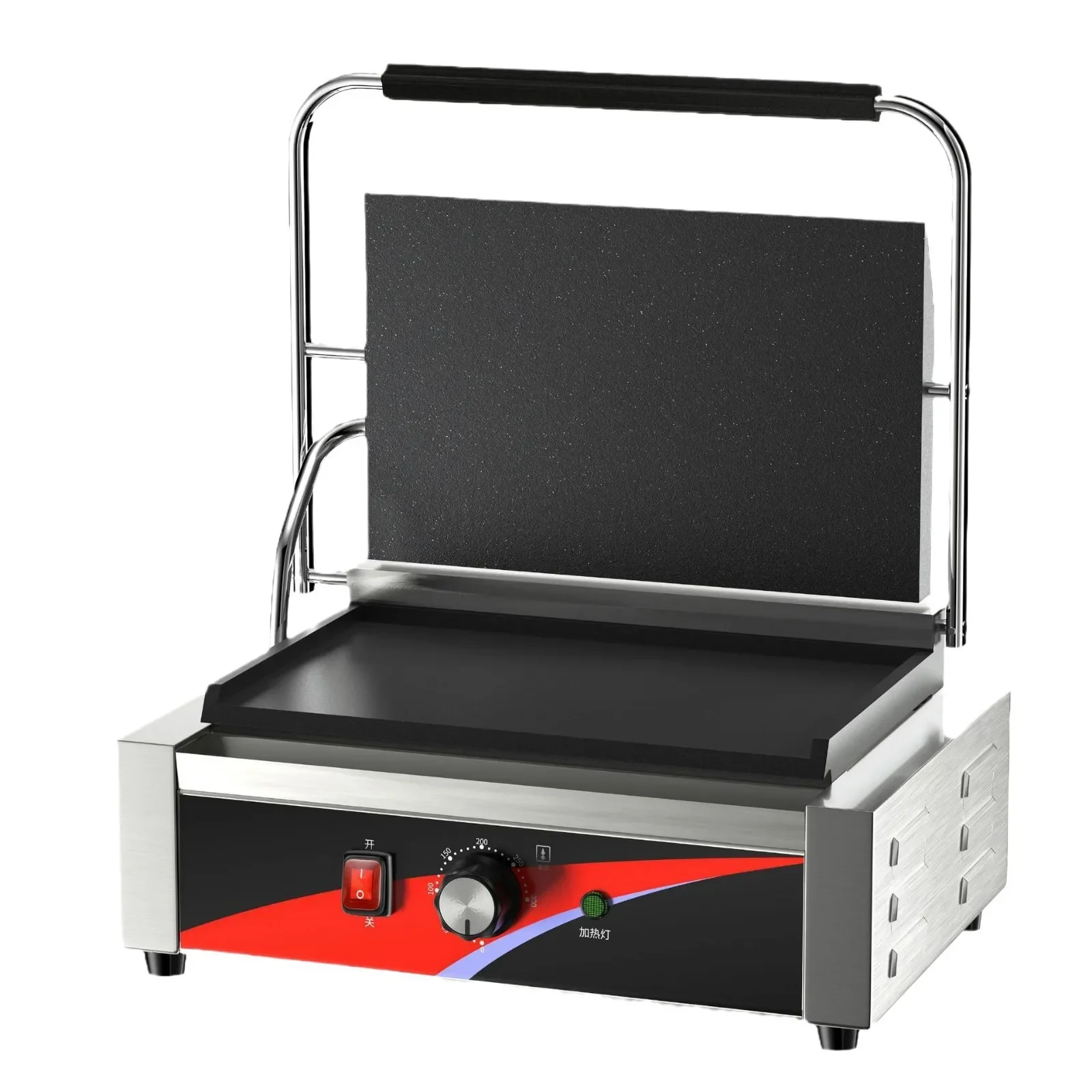 

Electromechanical, hot plate, grilled stove, commercial, up and down, flat, electric frying, steak, Sanming grill