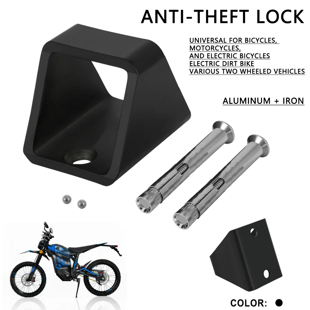 

Anti-theft Lock Steel Lock Bracket Holder Motorcycle Accessories Universal For Honda KTM Surron Talaria Sting Electric Dirt Bike