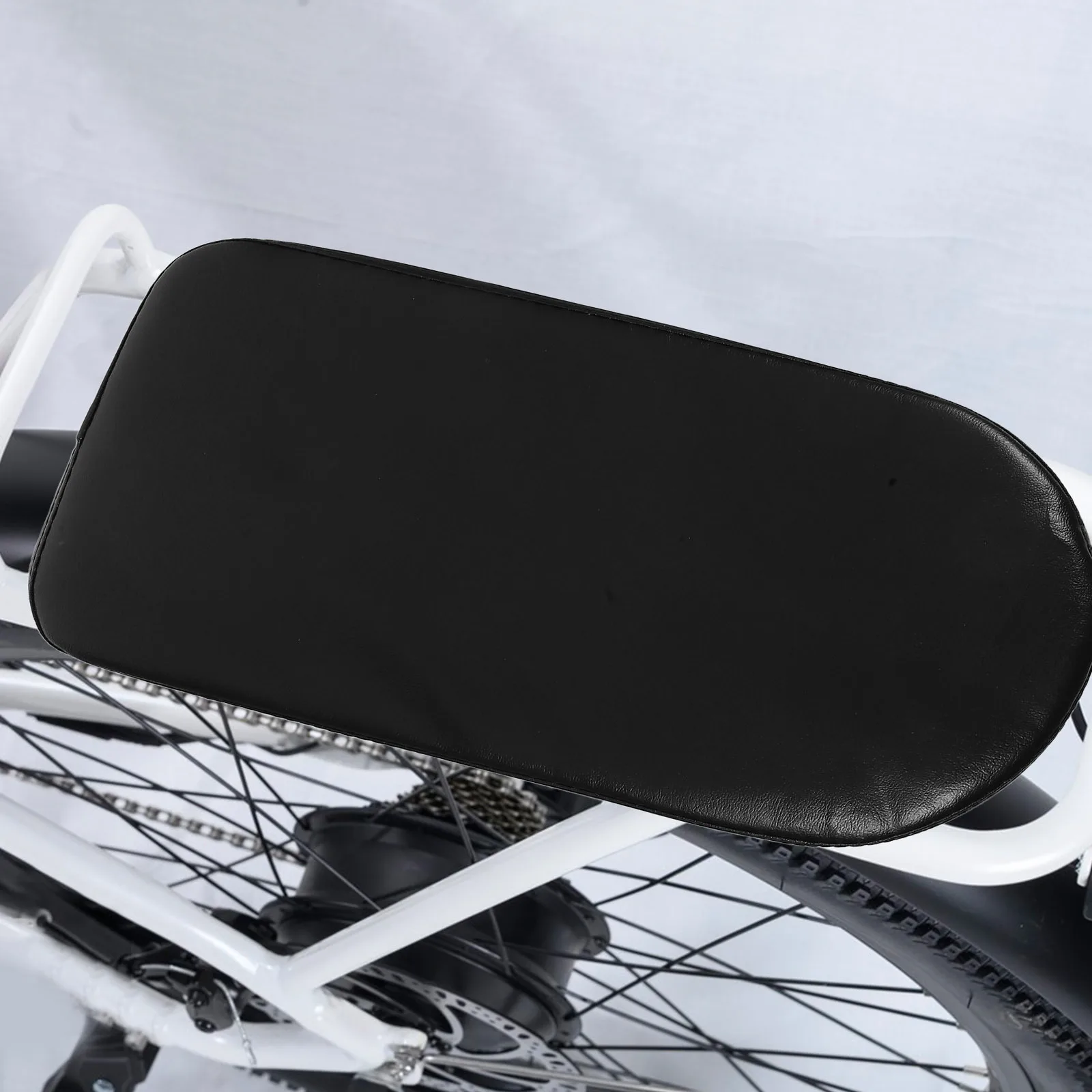

Bicycle Rear Saddle Thickened Artificial Bike Backseat Non-Slip Durable Cushion For Mountain Road Bike Rack Seats