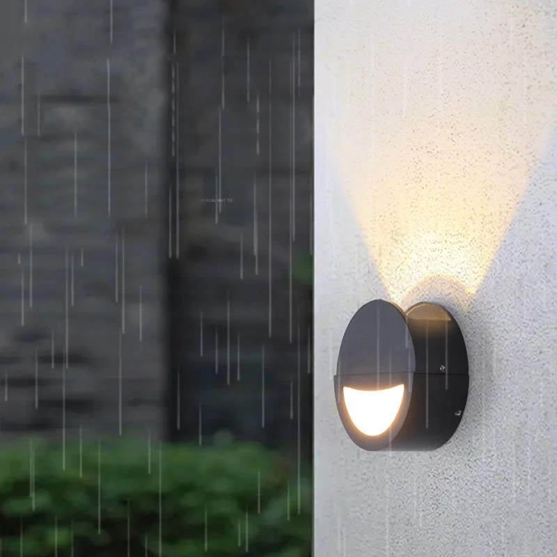 Outdoor Indoor Light Fixture 5W COB LED Wall Lanterns Porch Lamp Waterproof IP65 Surface Mount Garden Cottage Walkway Aisle
