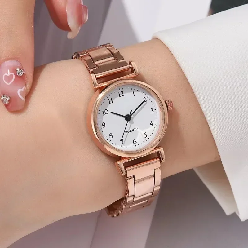 Luxury Women Watches Elegant Ladies Stainless Steel Wrist Watches Female Clock Gift Quartz Round Wristwatches Relogio Feminino