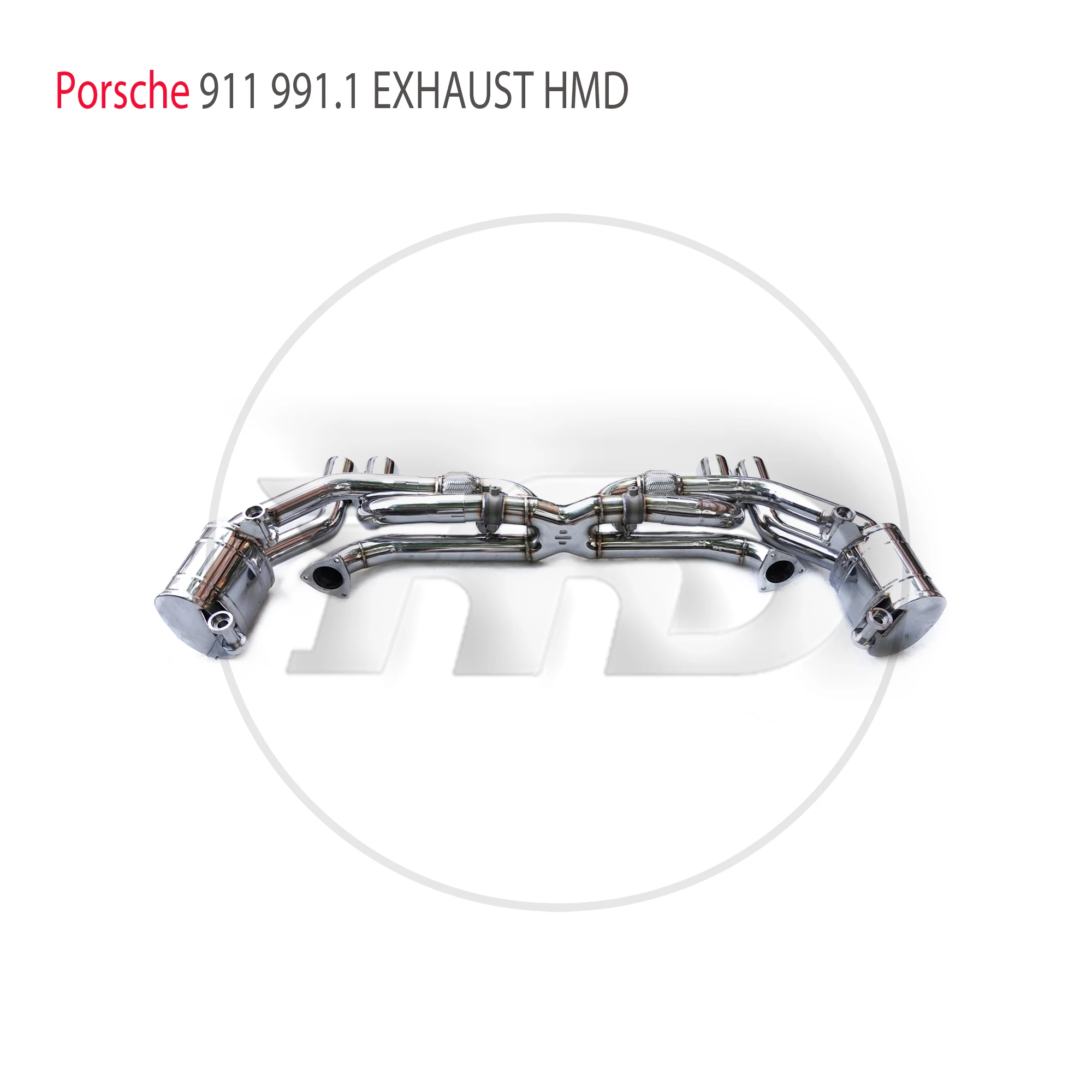 

HMD Stainless Steel Exhaust System Performance Catback for Porsche 911 991.1 Carrera Targa Cabliolet Valve Muffler