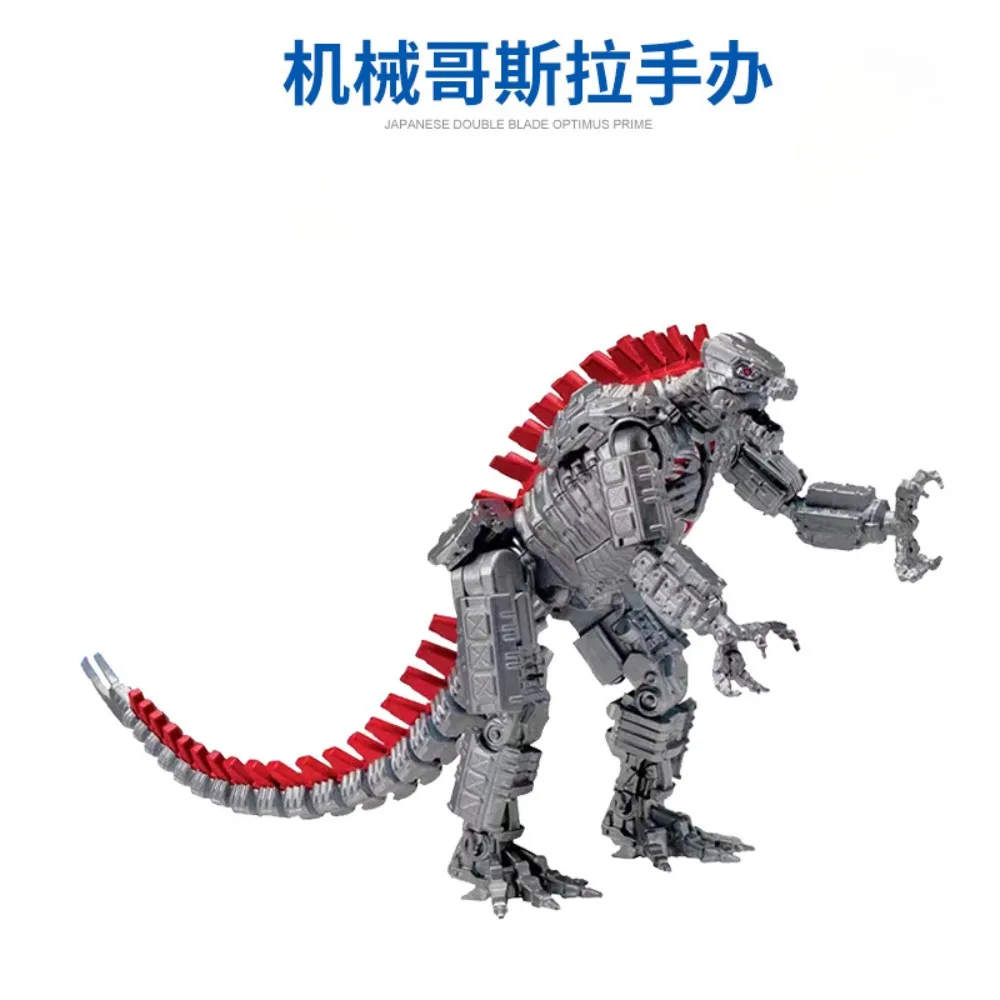 Mechanical Godzilla Figurine Movable Joint Deformable Handheld Mobile Models Drop Resistant Desktop Decoration Ornament Toy Gift