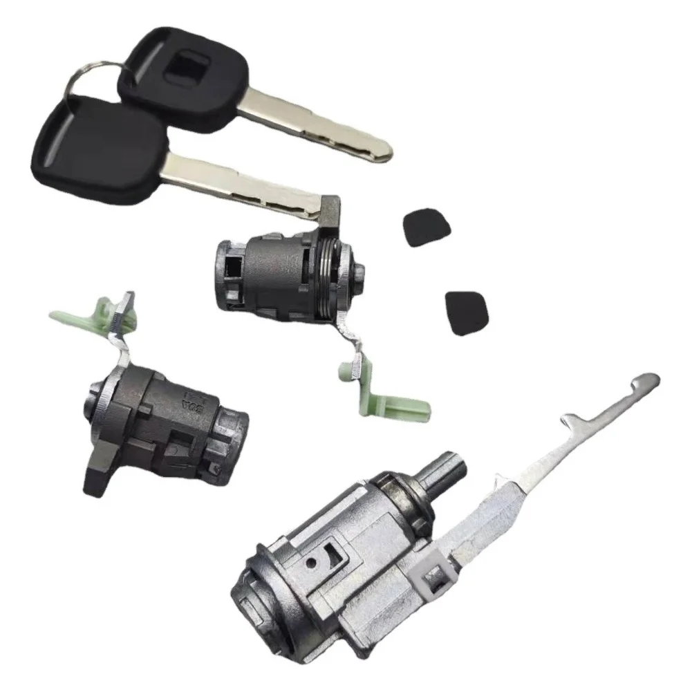 Ignition Switch and Door Lock Cylinder for Honda CRV Civic Accord Odyssey Built to Match OE 72185 S9A 013 Dimensions