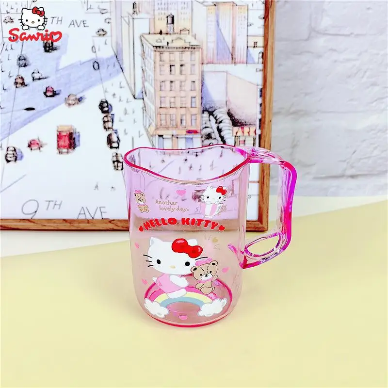 Kawaii Sanrios Cinnamoroll Kuromi My Melody Cartoon Children Mouthwash Cup Plastic Toothbrush Cup Couple Cute Mouthwash Cup Gift