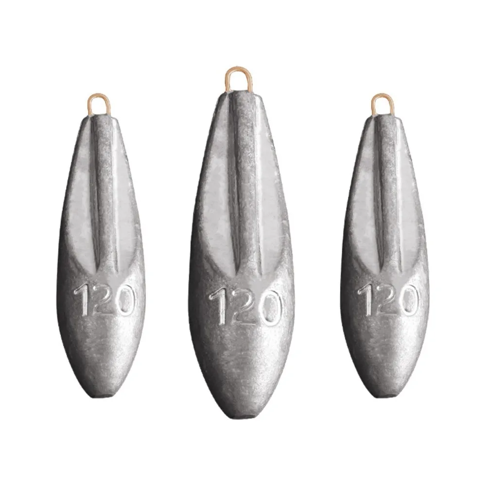 1/2/3/5/10pcs 10g-100g Fishing Lead Sinkers concave bottom tapering style Fishing Weight Sinker Carp Fishing Lead