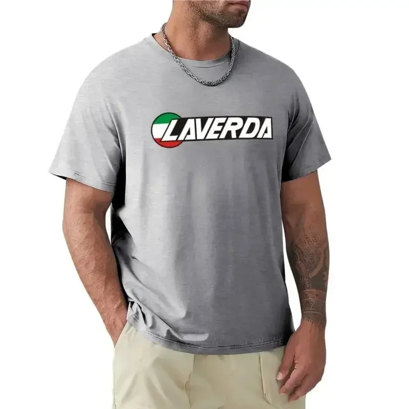 harajuku men's t-shirts summer clothes tee man mens plain t shirts new mens Laverda name tag T-Shirt size tops graphic t shirts