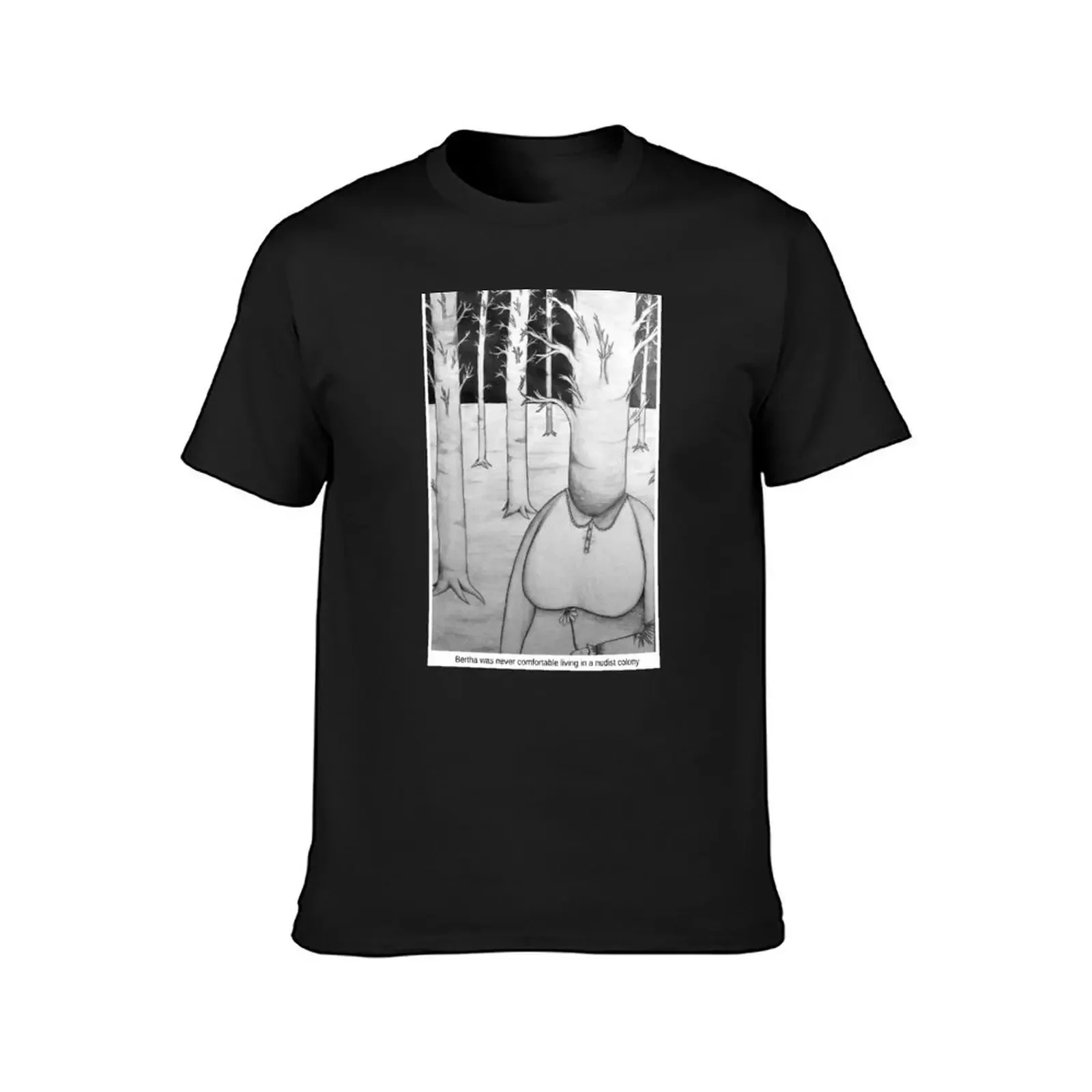 An Uncomfortable Tree T-Shirt heavyweights luxury clothing labubu fitted t shirts for men