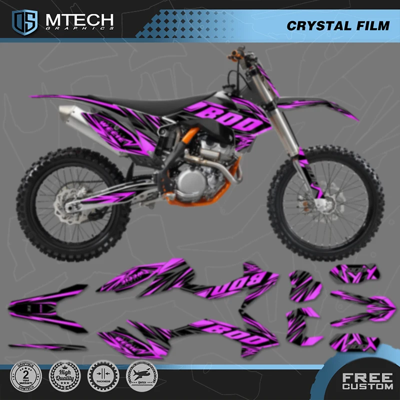DSMTECH Motorcycle Sticker Custom Graphics Decals Kits For KTM SX SXF XC XCF 2013 2014 2015 EXC EXCF XCW 2014 2015 2016 008