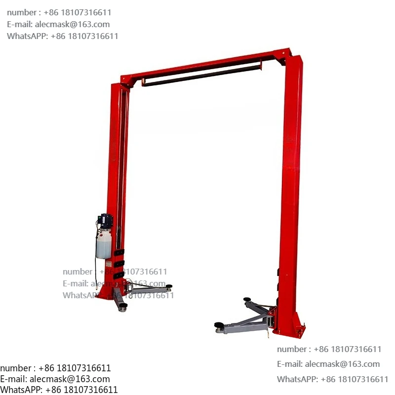 

Automobile hydraulic double post heavy lift gantry double column lift car wash shop 4 ton maintenance equipment