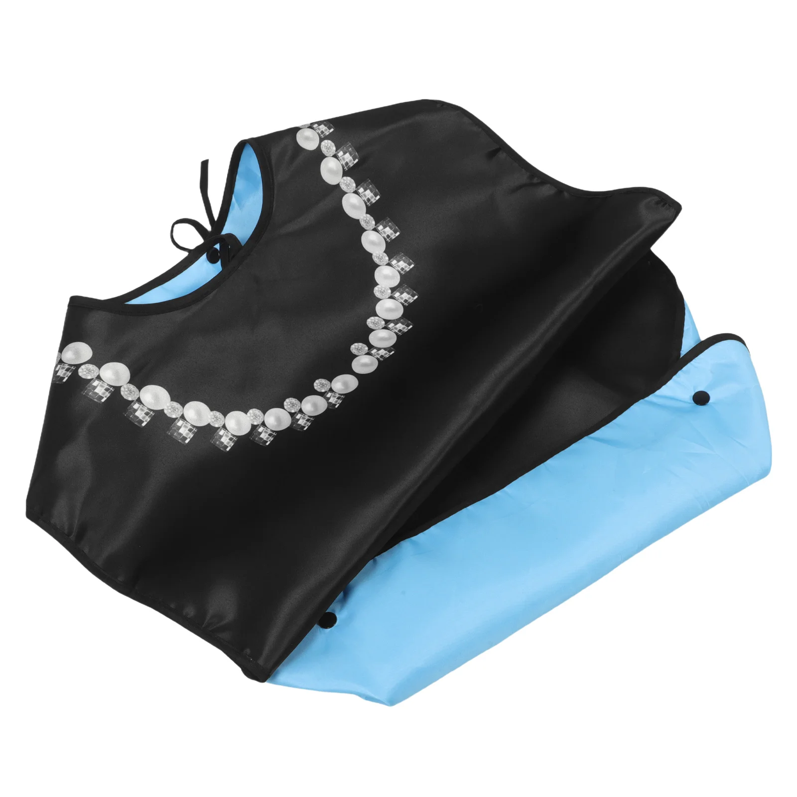 

Adult Waterproof Bibs Elderly Eating Apron 33.80x17.96in Washable Dining Clothing Protector Mealtime Care Senior Bibs