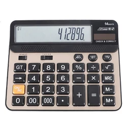 14 Digits Electronic Calculator Large Screen Desktop Calculators Home Office School Calculators Financial Accounting