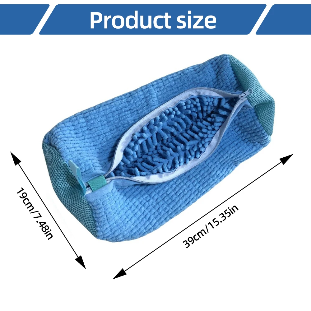 1/2PCS Washing Shoes Bag Cotton Laundry Fluffy Fibers Easily Remove Dirt Washing Bags Anti-Deformation Shoes Clothes Organizer