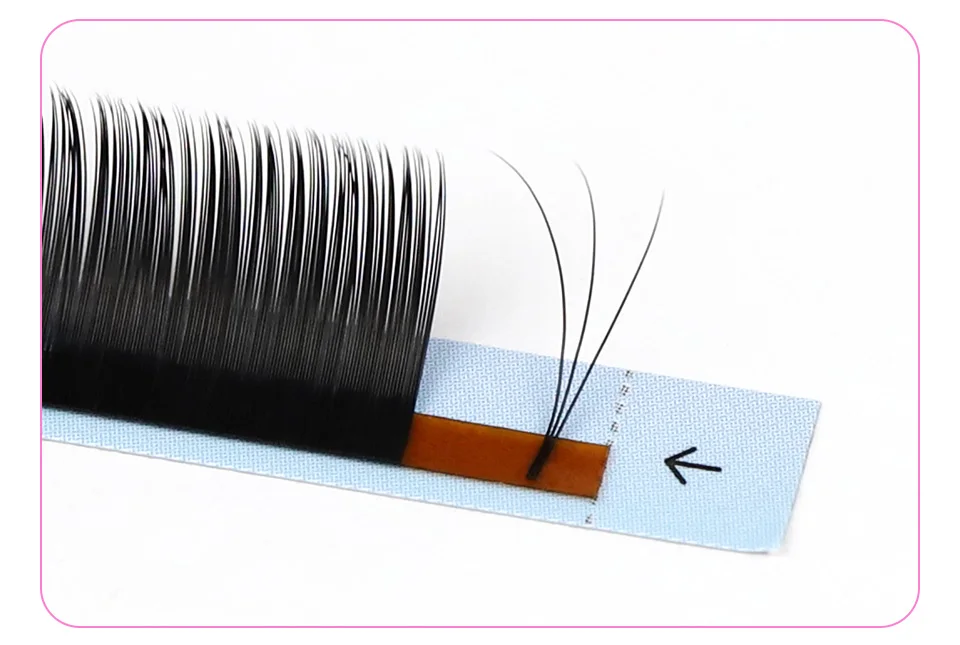 RUJADE Russische Volumen-Wimpernverlängerungen C CC D DD Künstliche Wimpern Korea Matt Schwarz Weiche Seiden-Wimpernverlängerung Einzelne Wimpern – Detail 19