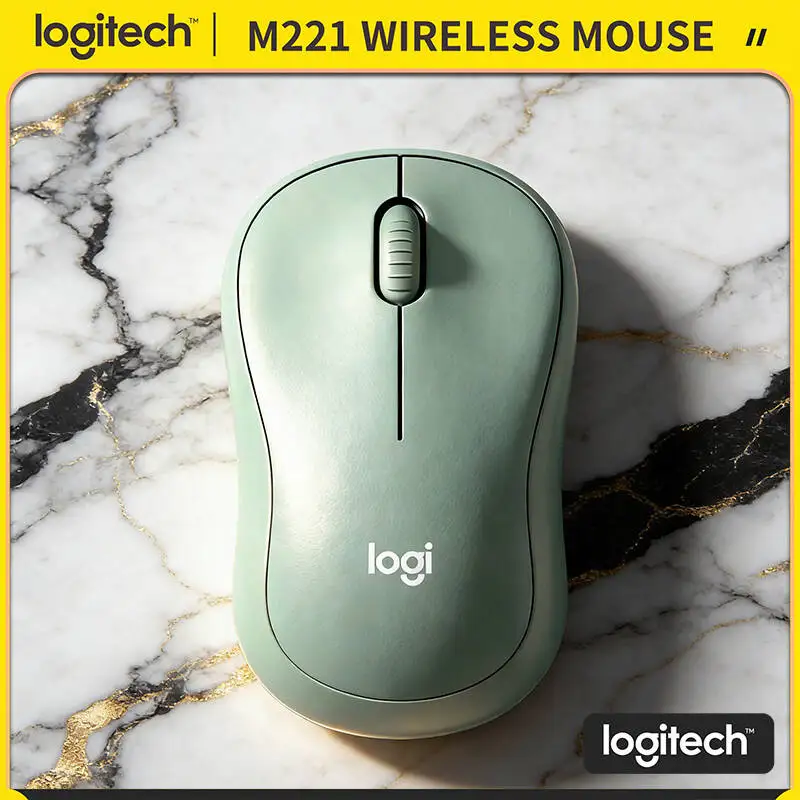 

Беспроводная мышь Logitech M221 - кнопки SilentTouch, легкая (75 г), радиус действия 10 м, идеально подходит для настольных ПК, ноутбуков и офисных работников