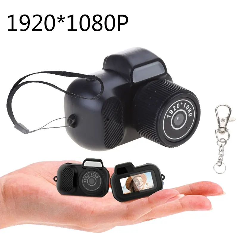 1920*1080P Portable Mini Camera Built-in 180mAh Battery USB Camcorders for Home Outdoor Travel Photography Video Recording Use