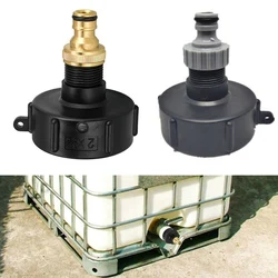 Ibc adapter 3/4in adapter ventil armatur hahn für 640l-1000l container tank gewinde s60x6 ibc tank hahn regenwasser anschluss