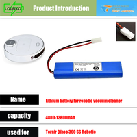 14.4V lithium battery 5600mAh 100% New Original Battery Pack Used for The Qihoo 360 S6 Robot Vacuum Cleaner of  Components