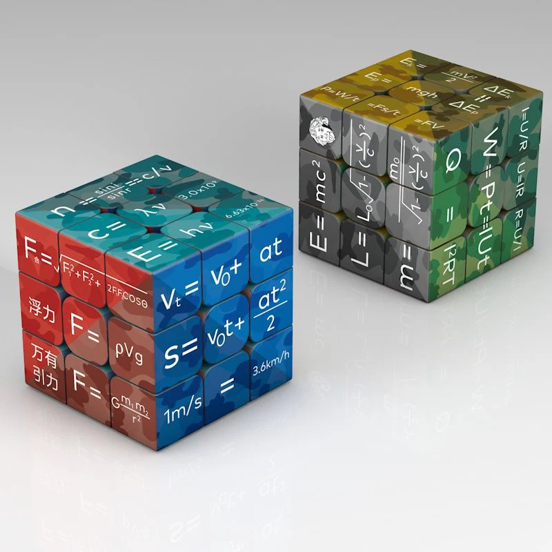 3x3x3 Magic Cube Chemical Periodic Table Physics Teaching 3x3 Cube Students Brain Training Educational Learning Toy for Children