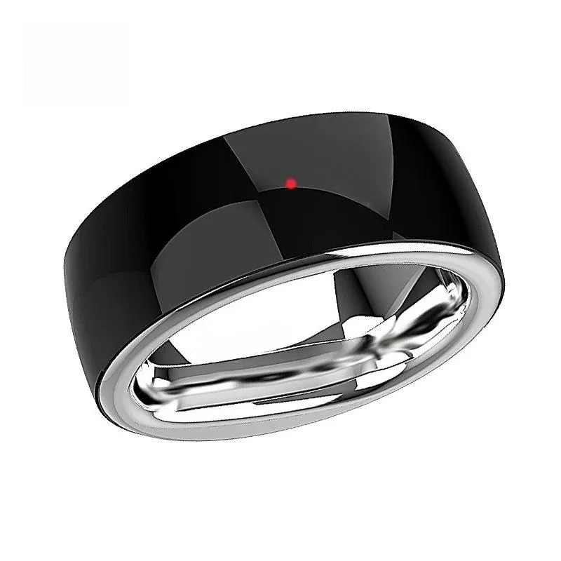 Smart Ring App Control Electronic Counter Metal Finger Ring with Time Reminder Function