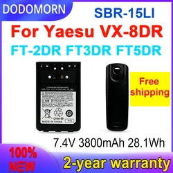 DODOMORN New High Quality Battery SBR-14LI SBR-15LI 7.2V/7.4V 2200mAh/3800mAh For Yaesu VX-8DR VX-8GR FT-2DR FT3DR FT5DR Radio
