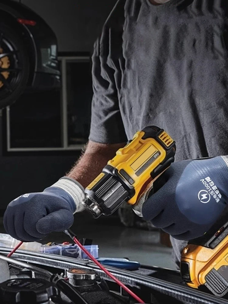 

Изолированные перчатки электрика 1000В, резиновые электроизолированные перчатки для электриков, защита от поражения током