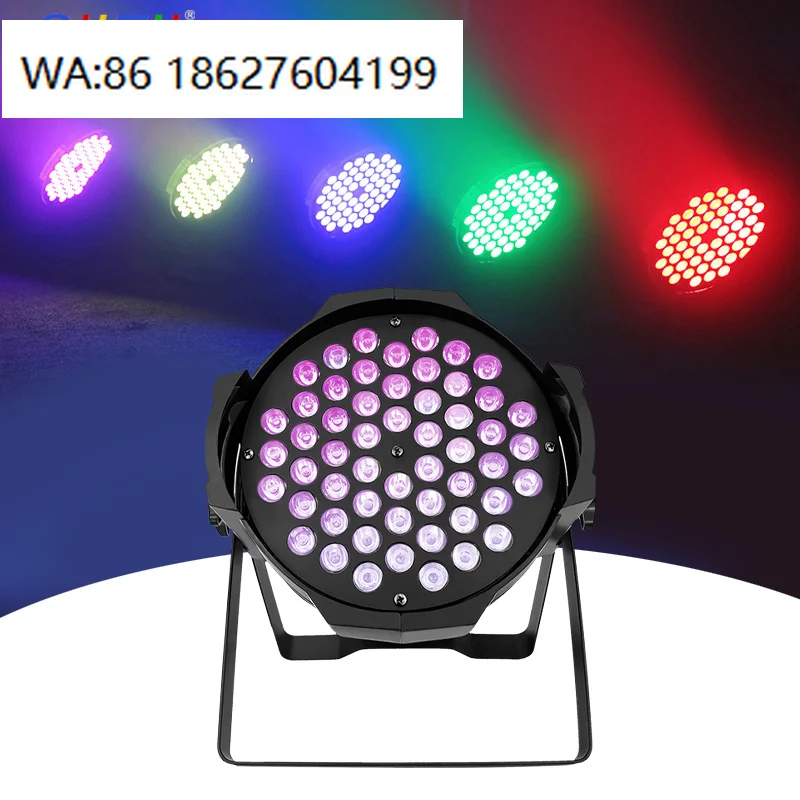 54Pcs 3in1 LED Par Light Indoor Effect Lamp for Church Wedding  Club DJ Party Event