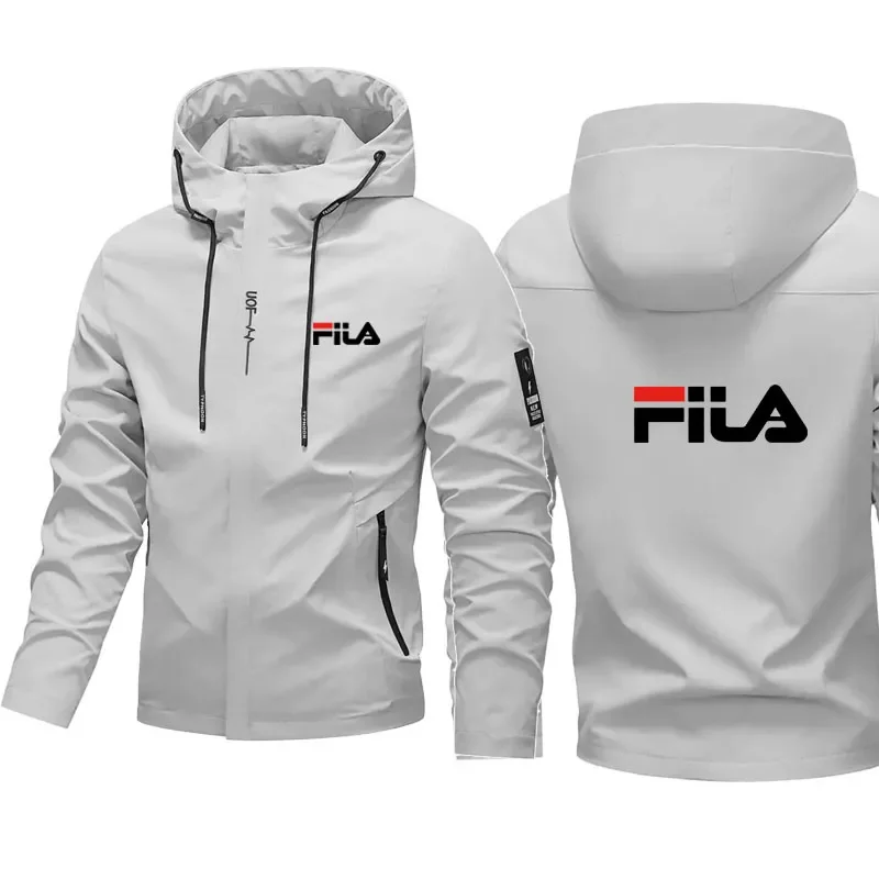 

Outdoor men's jacket - Lightweight jacket that is windproof, waterproof and breathable. Windbreaker. Personalized logo print.