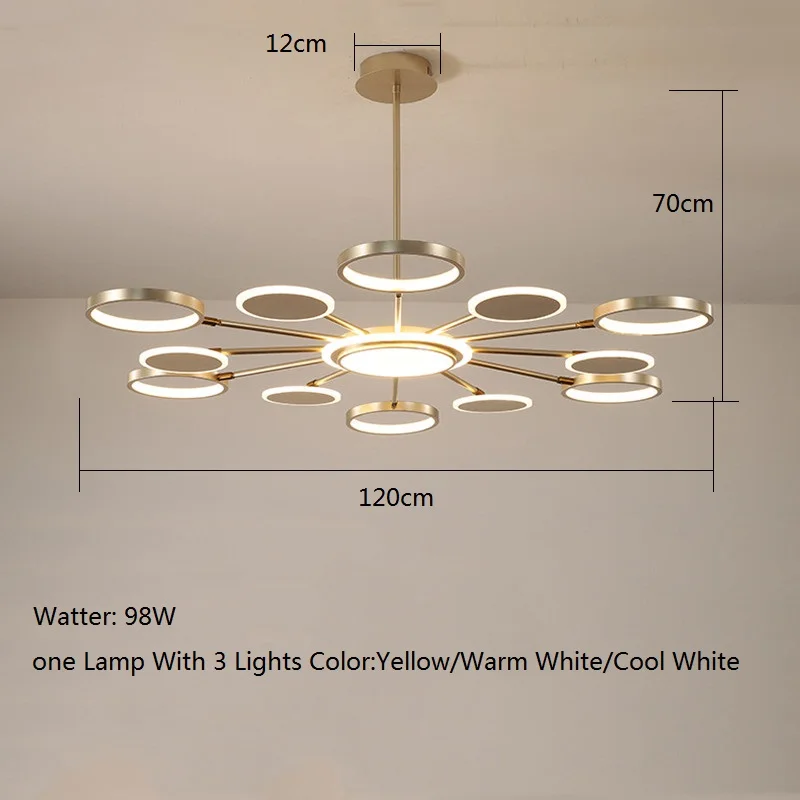 Kitchen LED Pendant Light Dinning Room Lamp Bar Ceiling Lights Bedroom Chandelier Lighting 15W Warm White LED Bulb Holder