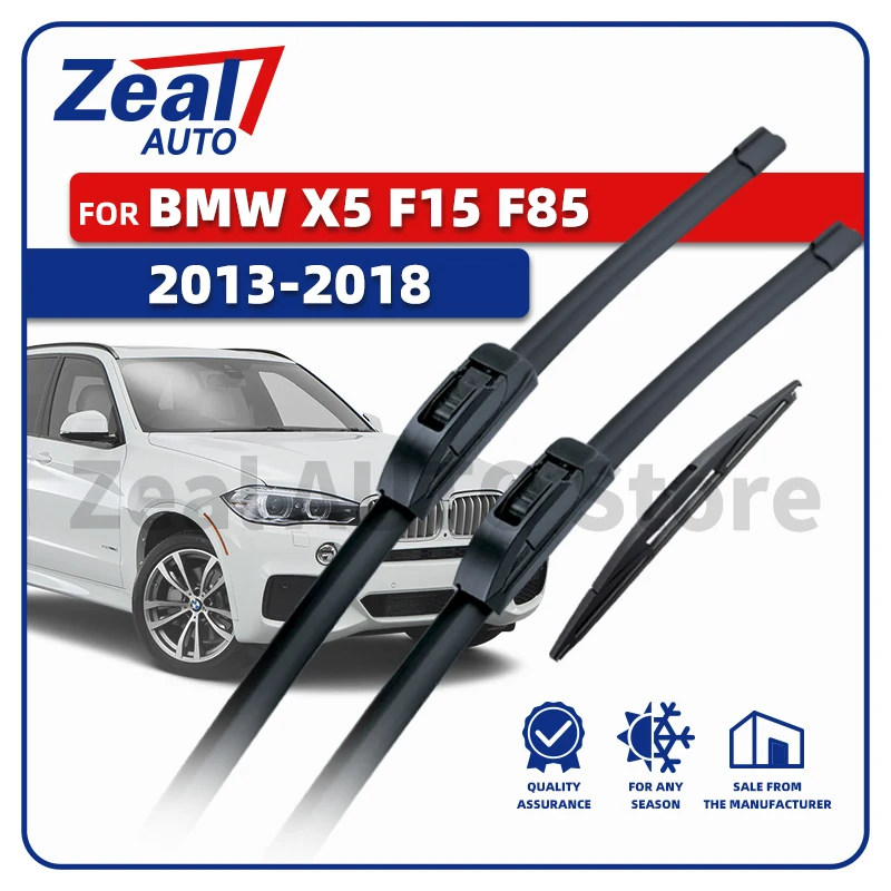 LHD Vorne Hinten Wischer Klingen Für BMW X5 X5M F15 F85 2013-2018 2014 2015 2016 2017 3 Stück Windschutzscheibe 24 "20" 12 "Bürsten Zubehör