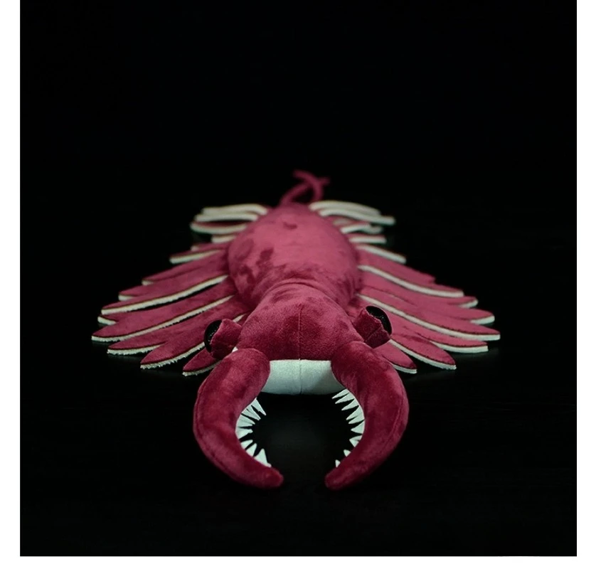 ZWY Paleontology Series Realistic Anomalocaris Plush Toy Lifelike Sea Creature Stuffed Animal Unique Collectible Gift