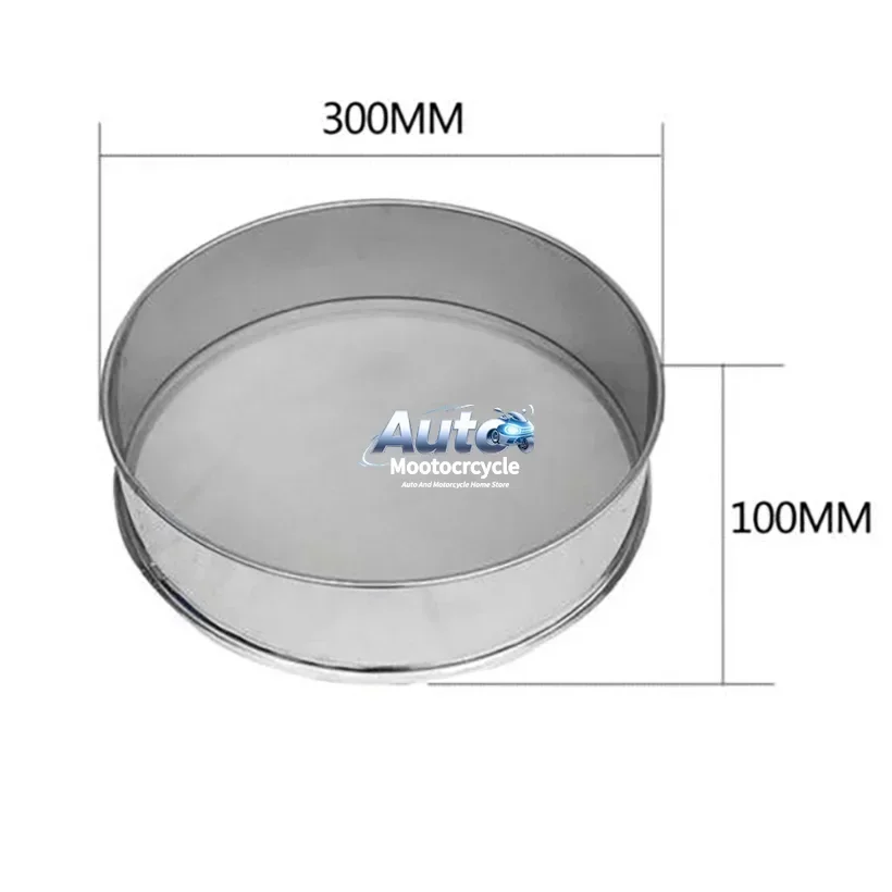 Diameter 30CM Height 10CM SUS All Stainless Steel Sieve For Electric Vibrating Machine Optional Mesh
