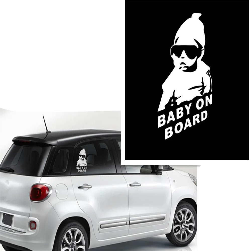 There are baby warning stickers in the car for Citroen Grand C4 Picasso C4 Aircross C Elysee DS3 C5 C3 C2 C4 C6 C8 DS4 DS3 DS5