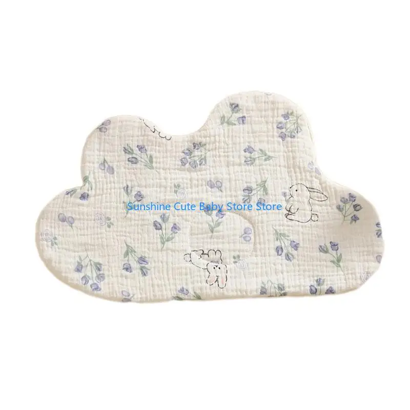 

C5AF Sweat Absorbent Pillow Flat Pillow Sleeping Pillow Baby Unisex Pillow Cushions