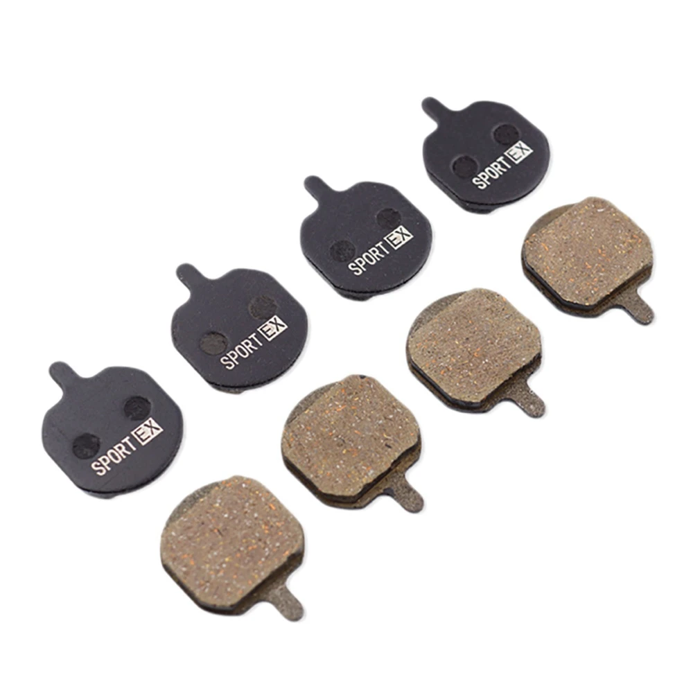 4 Pairs, Bicycle Disc Brake Pads for MX2 MX3 MX4 SOLE, GX-C, JAK-5 Caliper, Sport EX Class,Resin