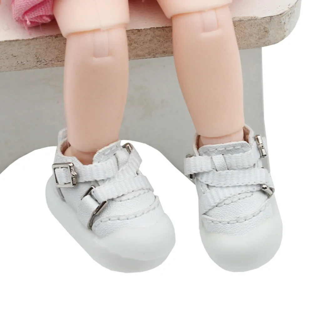 Wysokiej jakości buty dla lalek OB11 1/12 BJD MJD Dolls Soft Glue Shoes Soft Small BJD Doll Shoes Play House