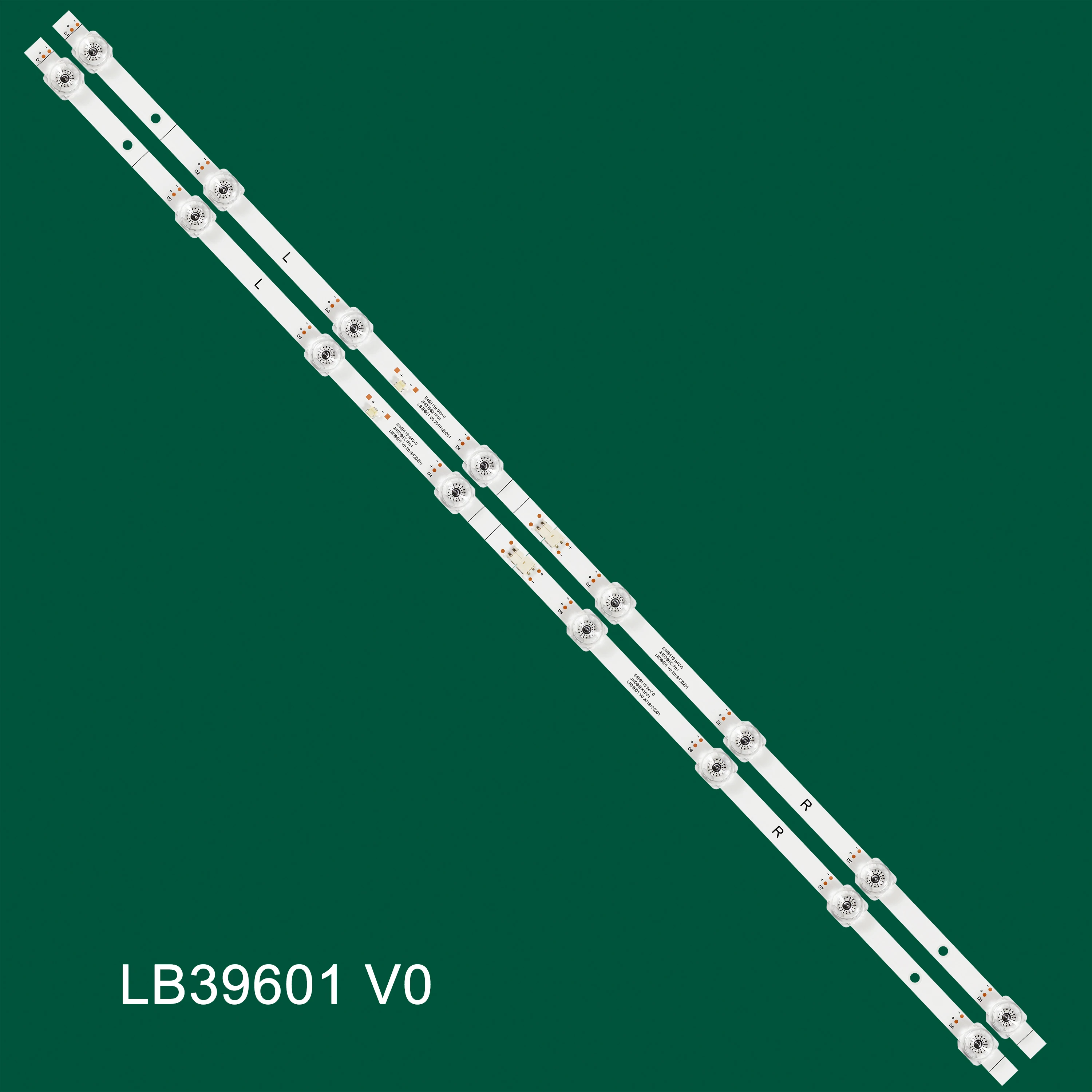 LEDバックライトストリップ,Hisense40ae5000f 40a5600ftuk lb39601 v0 JHD396X1F01-TXL1 40a5600 40ae5000